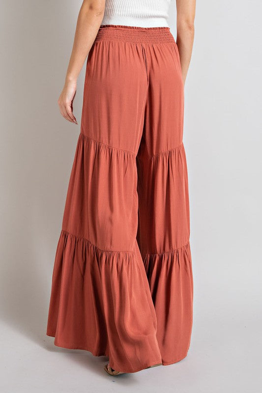 Tiered Wide Pants