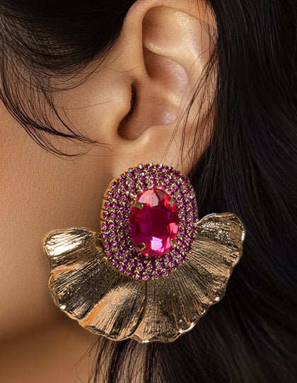 Fleur Royale Statement Earring