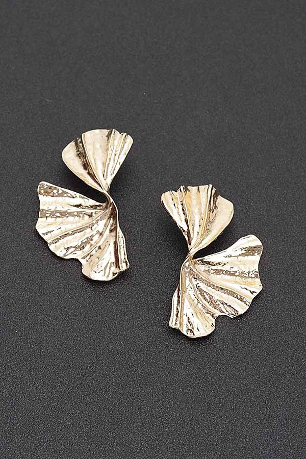 Twist Fan Drop Earrings