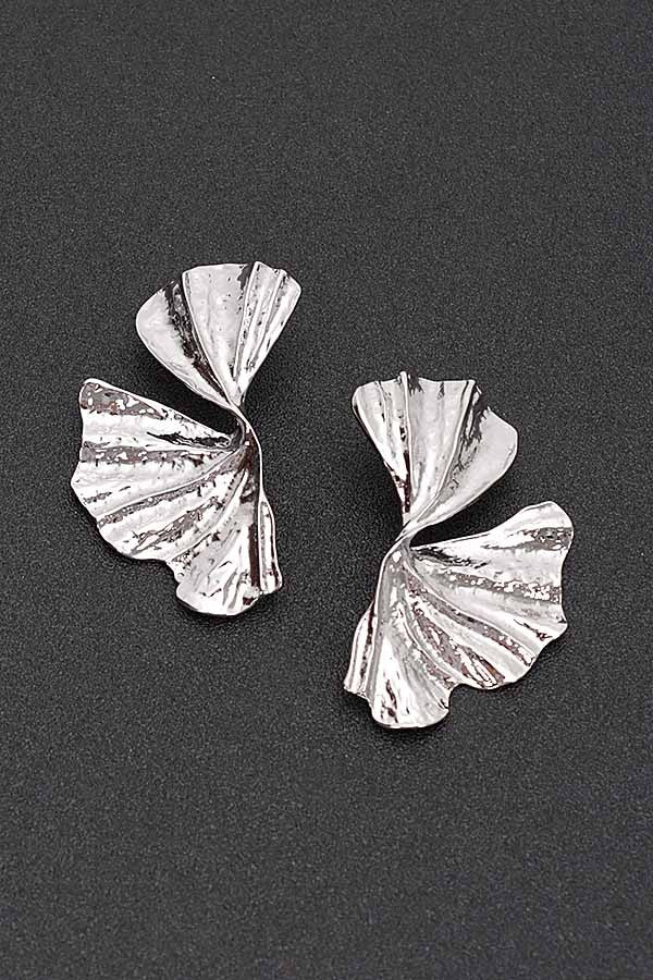 Twist Fan Drop Earrings