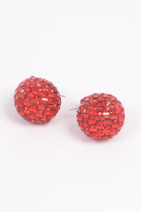 Rhinestone Tear Drop Earring