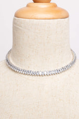 Cubic Zirconia Choker Necklace