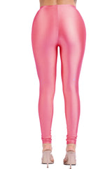 Highwaisted shiny nylon leggings