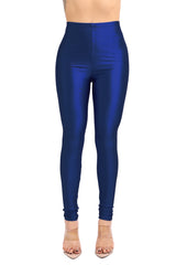 Highwaisted shiny nylon leggings