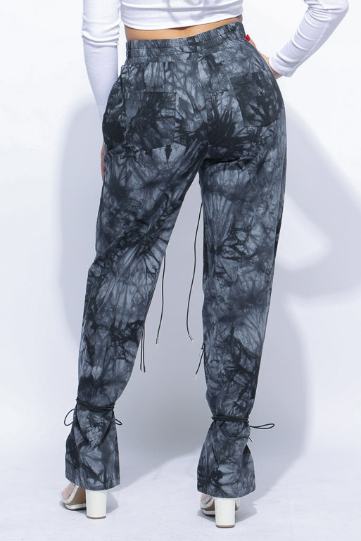 Parachute lace up jogger pants