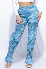 Parachute lace up jogger pants