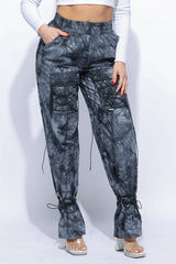 Parachute lace up jogger pants