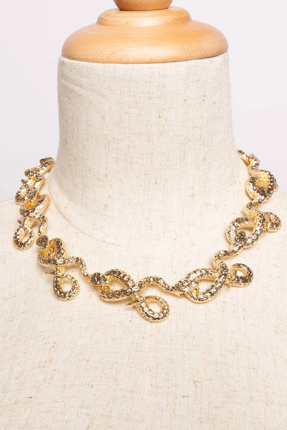 Luxury Snake Loop Necklace