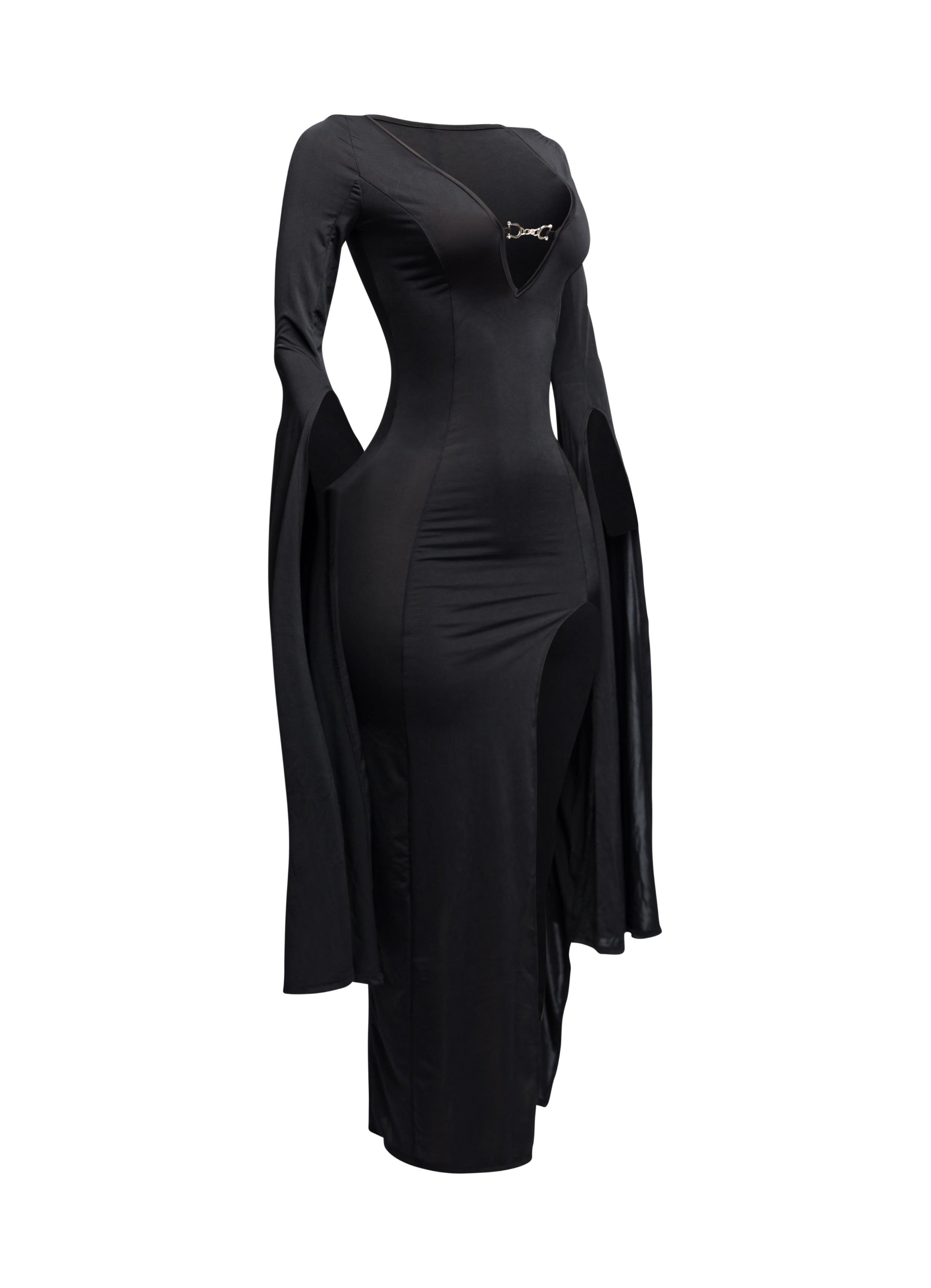 Flyaway Long Sleeve Maxi Dress