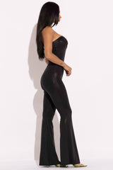 Tube flare jumpsuit