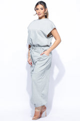 Open back jogger jumpsuit