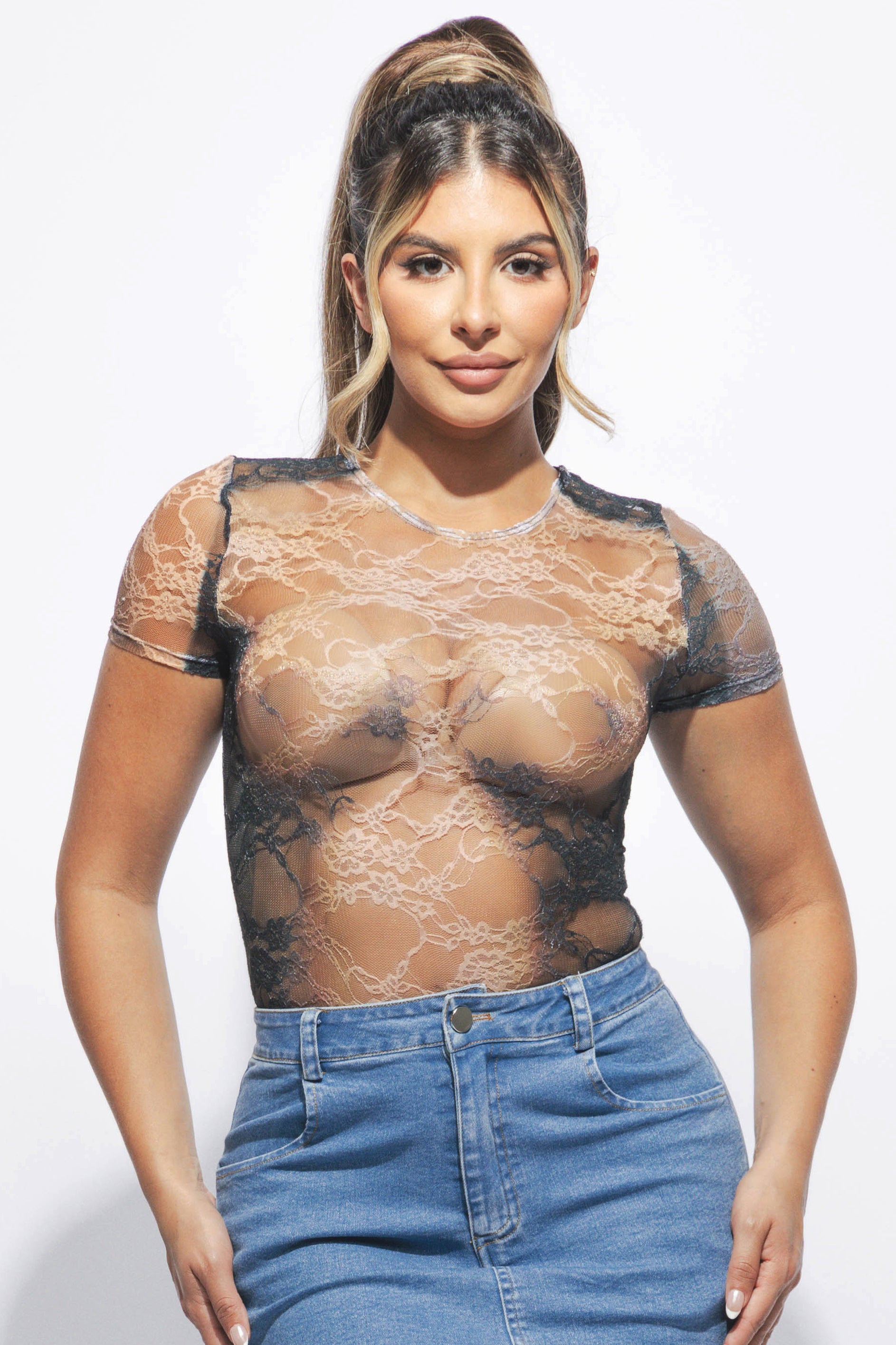 Body printed bodysuit