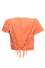 Fringe detailed top