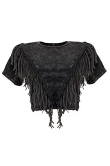 Fringe detailed top