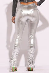 Metallic pants