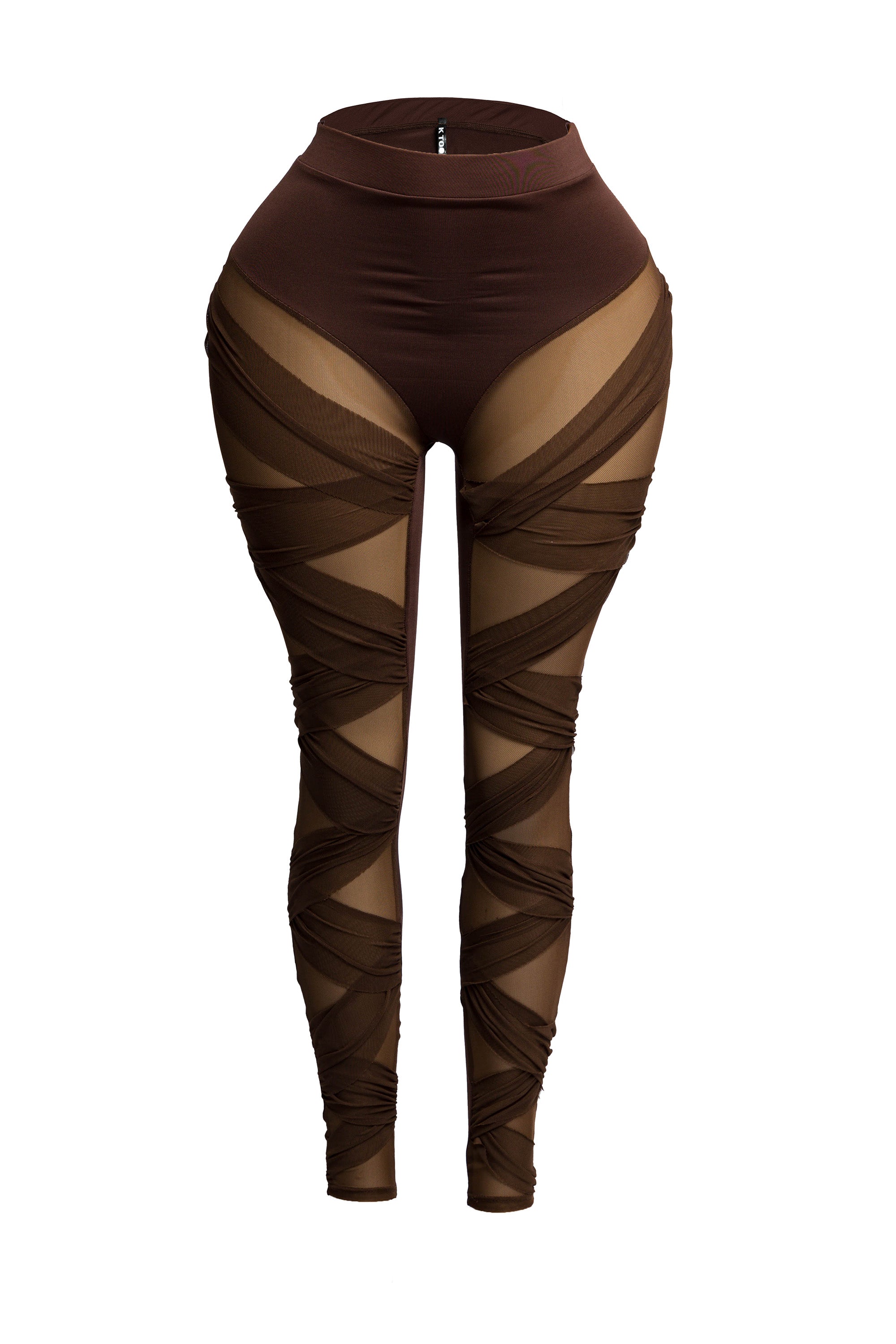 Criss Cross mesh leggings