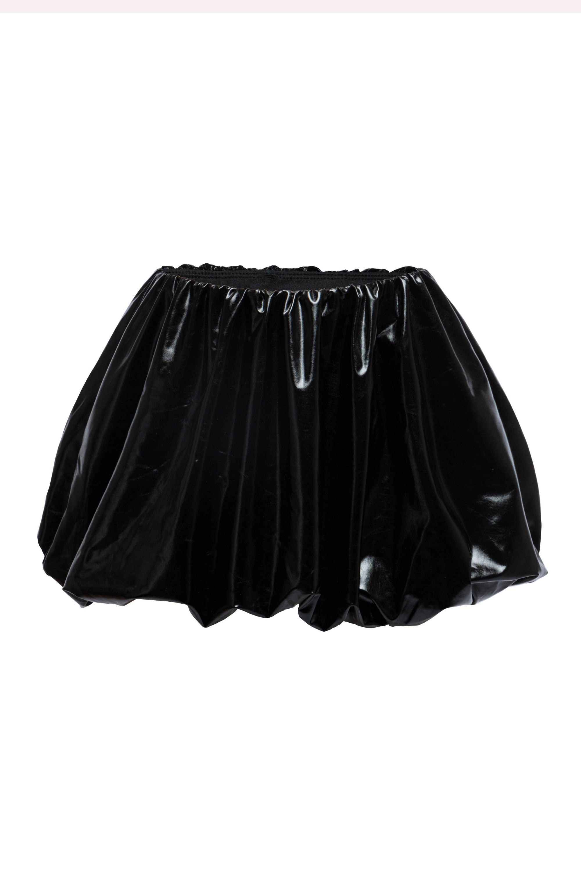 METALLIC BUBBLE SKIRT