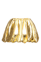 METALLIC BUBBLE SKIRT