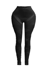 Criss Cross mesh leggings